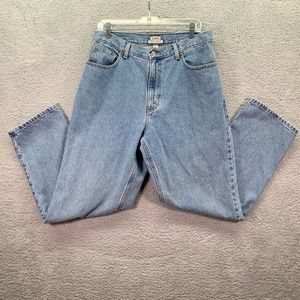Vintage LL Bean Mom Jeans Denim Women's 8 R High Waist Relaxed Fit Y2K USA 90s